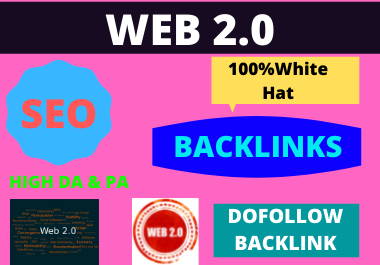 I will build 25 super powerful high authority Web 2.0...