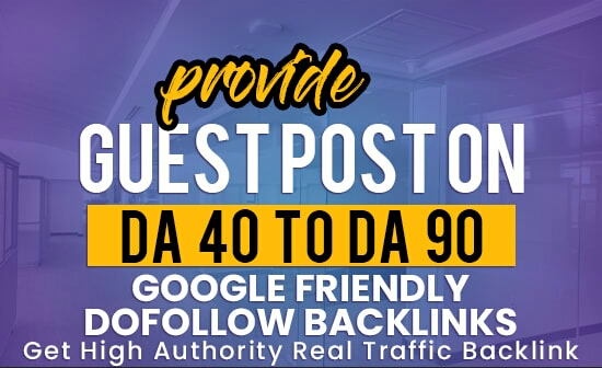 I will publish post on high DA, DR and high Traffic ...