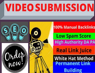 50 live Video Submission backlinks high authority per...