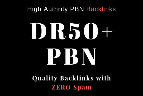 Create 30 DR 50+ UNIQUE HOMEPAGE PBN backIinks