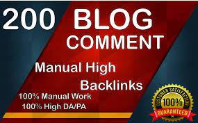 I will create 200 dofollow blog comment backlink off ...