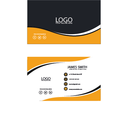 I will do professional business card.