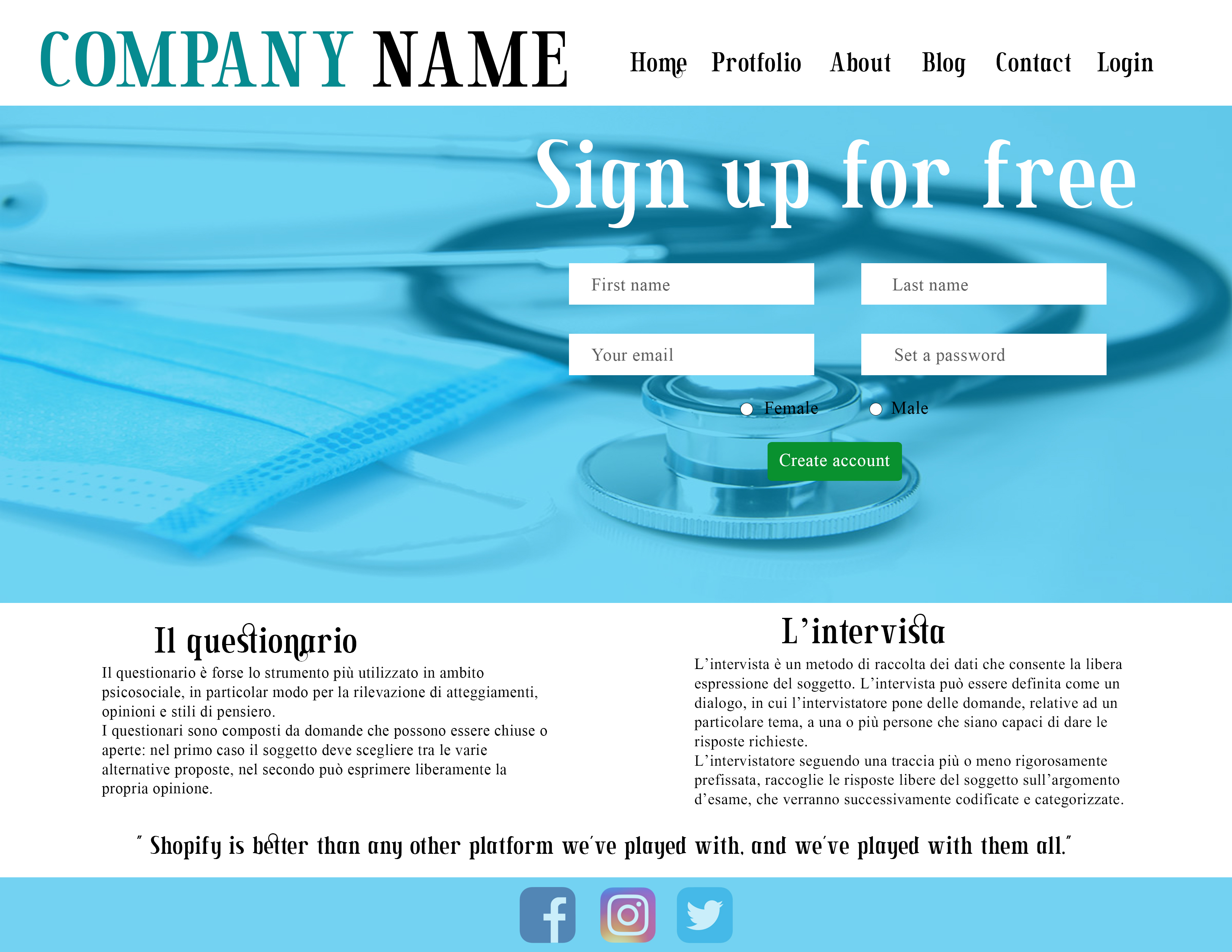 I will do modern landing page design