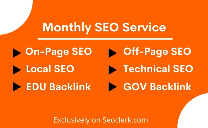 I Will do Monthly On-Page, Off-Page SEO Service for ...