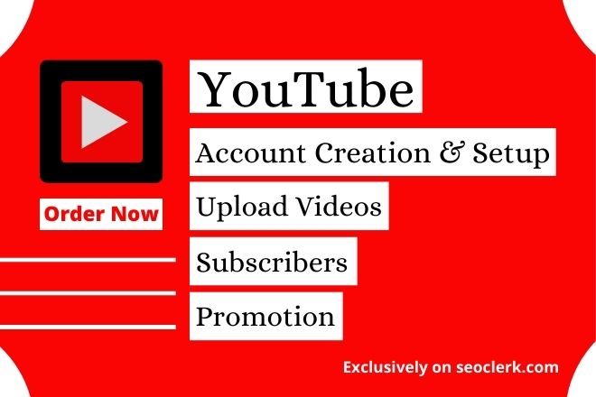 I will Manage, Set-Up and upload your videos to yout...