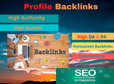 80 Profile Backlinks High Authority Permanent Dofollo...