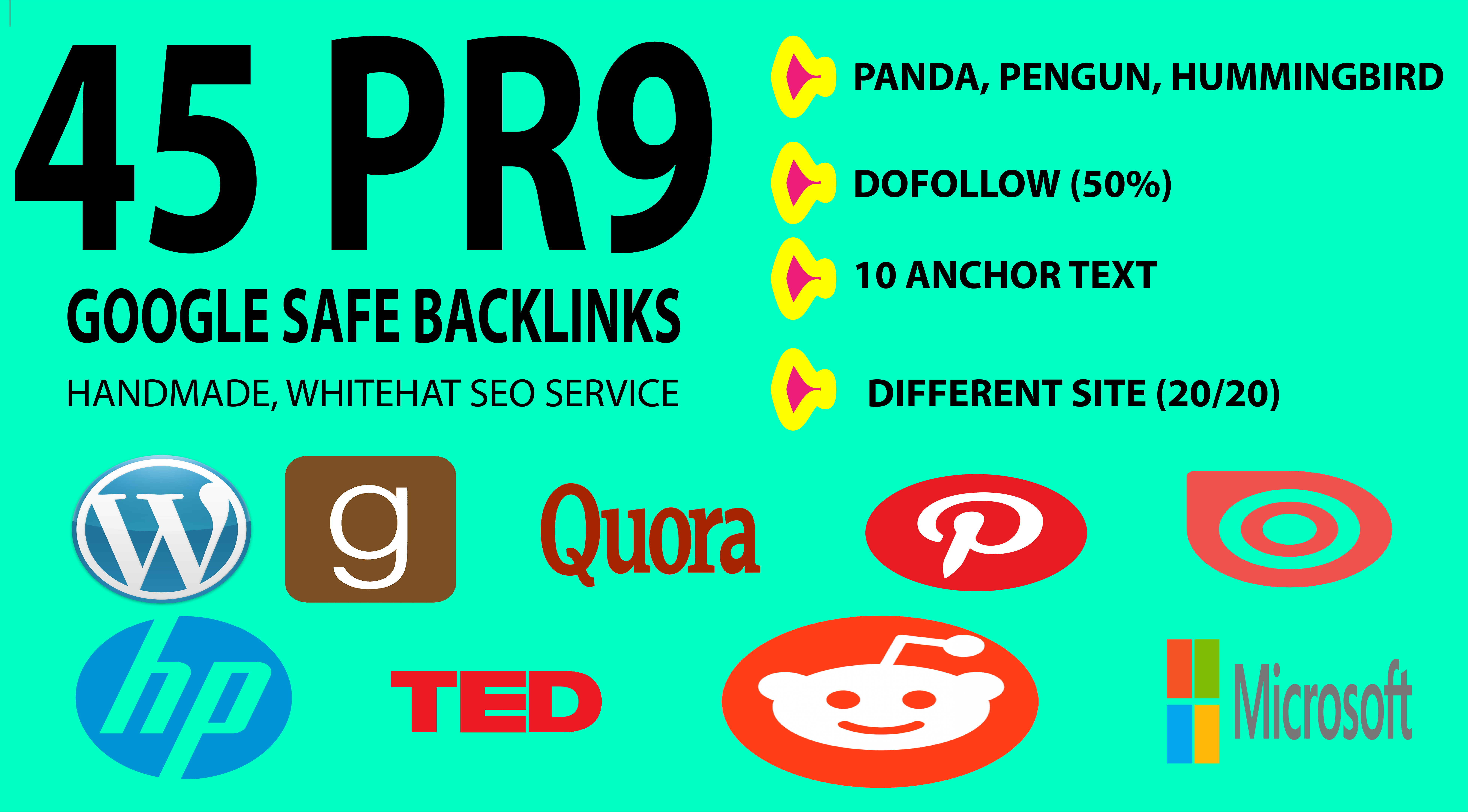 Based On 100 High Authority PR9 Safe SEO Profile Back...