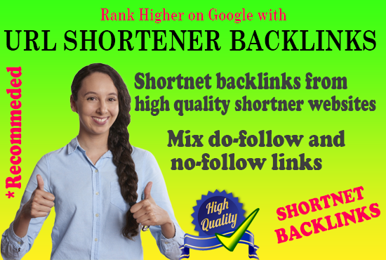 Get 1500 URL Shortener Backlinks - Mix DoFollow and N...