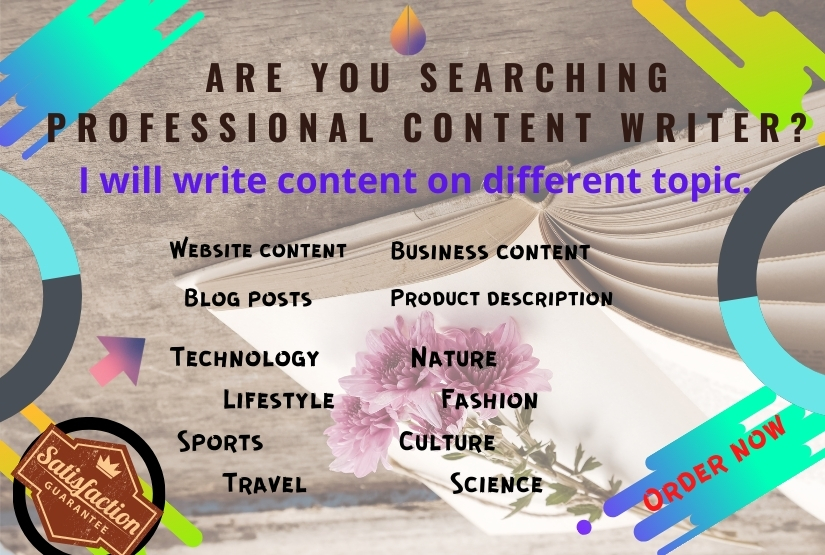 I will do your creative blog, content, SEO, and ar...