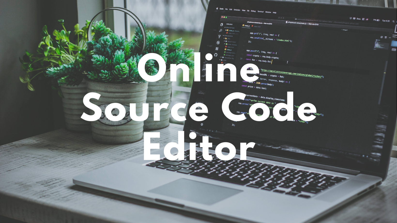 Online Source Code Editor for editing source code of ...