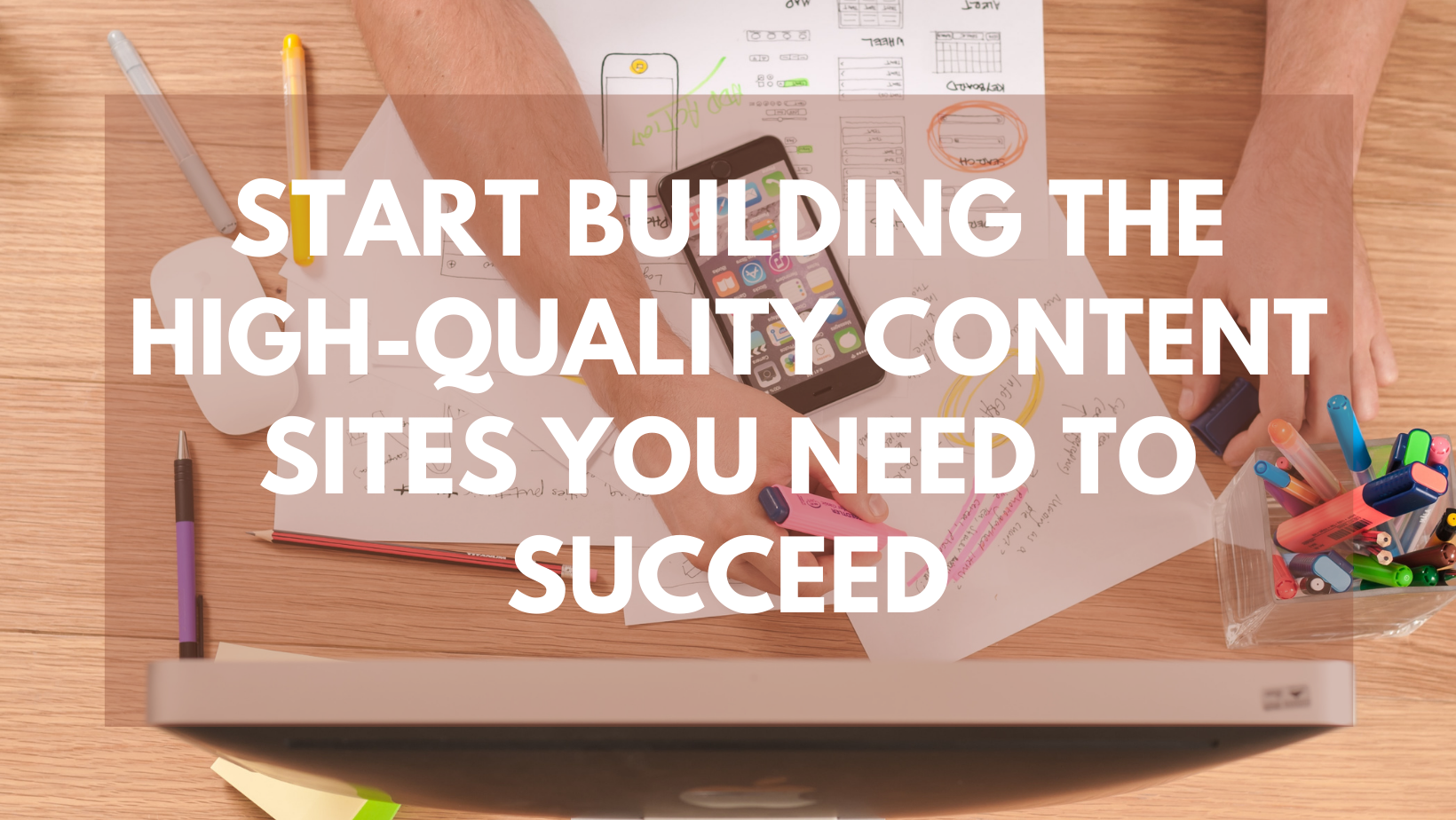Fast content producer for Building High-Quality Conte...