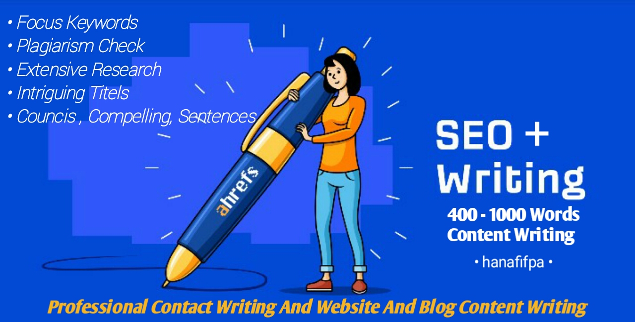 400 - 1000 words write SEO articles, blog posts, an...