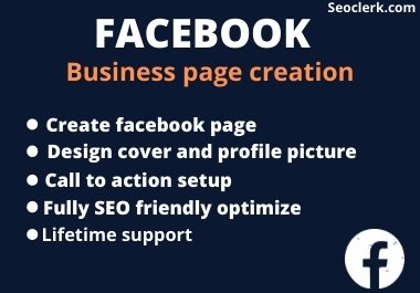 I will create & setup seo optimized facebook busi...