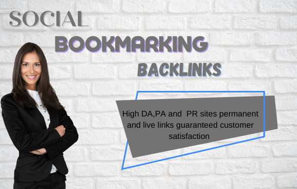 I will do social bookmarking submissions with high DA...