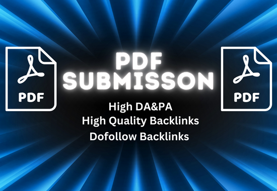 I Will Submit 50 High Quality PDF