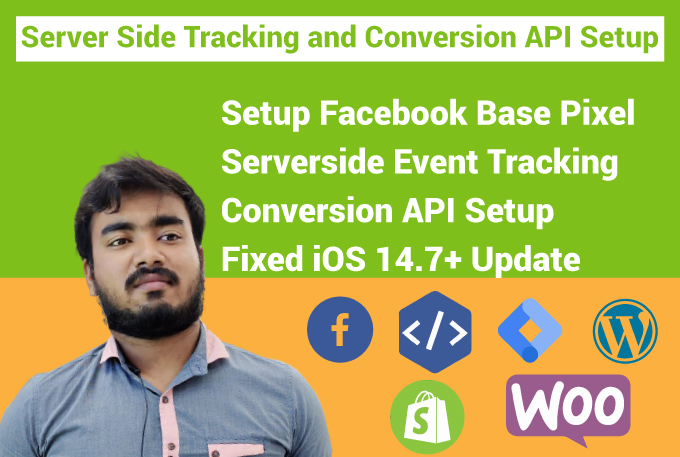 I will setup server side tracking and conversion API ...