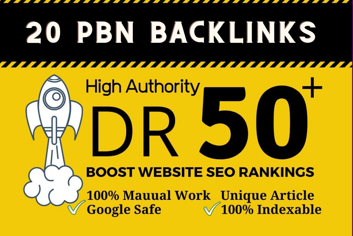I will do high quality contextual dofollow PBN backli...