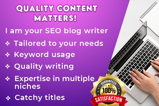 I will write 500 words incredible SEO friendly blog p...