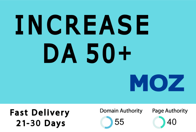 I will increase domain authority increase moz da 50 p...