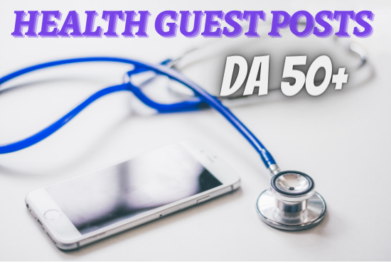 I will publish your guest post on websites with DA 50...
