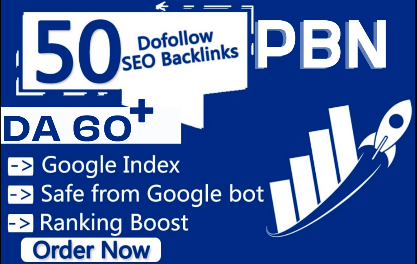 I will make 10 DR 50 to 70 PBN dofollow backlinks for...