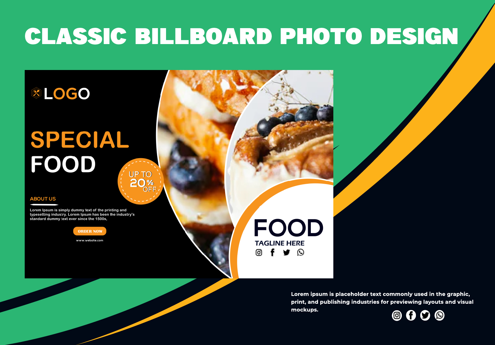 I will design Amazing and eye-catching Billboard, Ba...