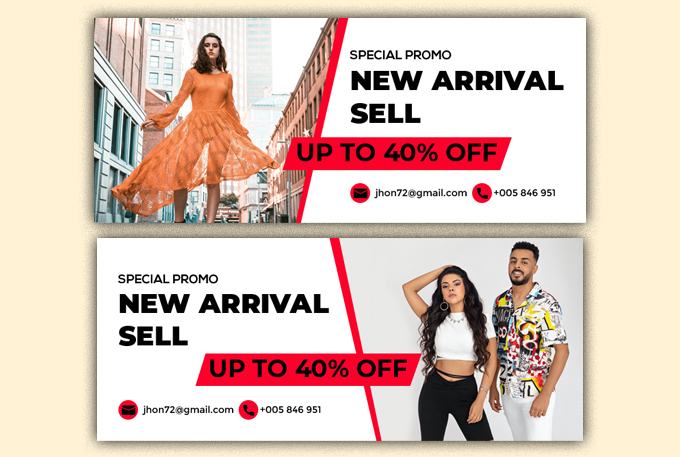 I will design creative web banner ads design