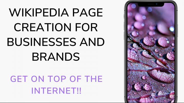 I will create and setup Wikipedia page and get it Per...