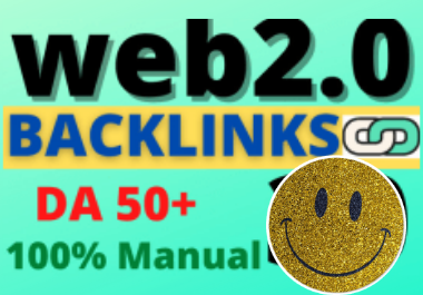 I'll build 30 Web 2 0 Backlinks to rank up your websi...