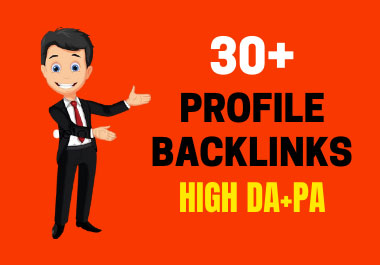 I will manually create 30 pr9 authority SEO profile b...