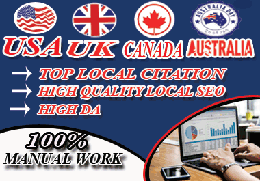 I will Do Manually TOP 30 Live UK Local Citations for...