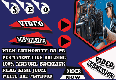 I will do 80 dofollow and manually video submission o...