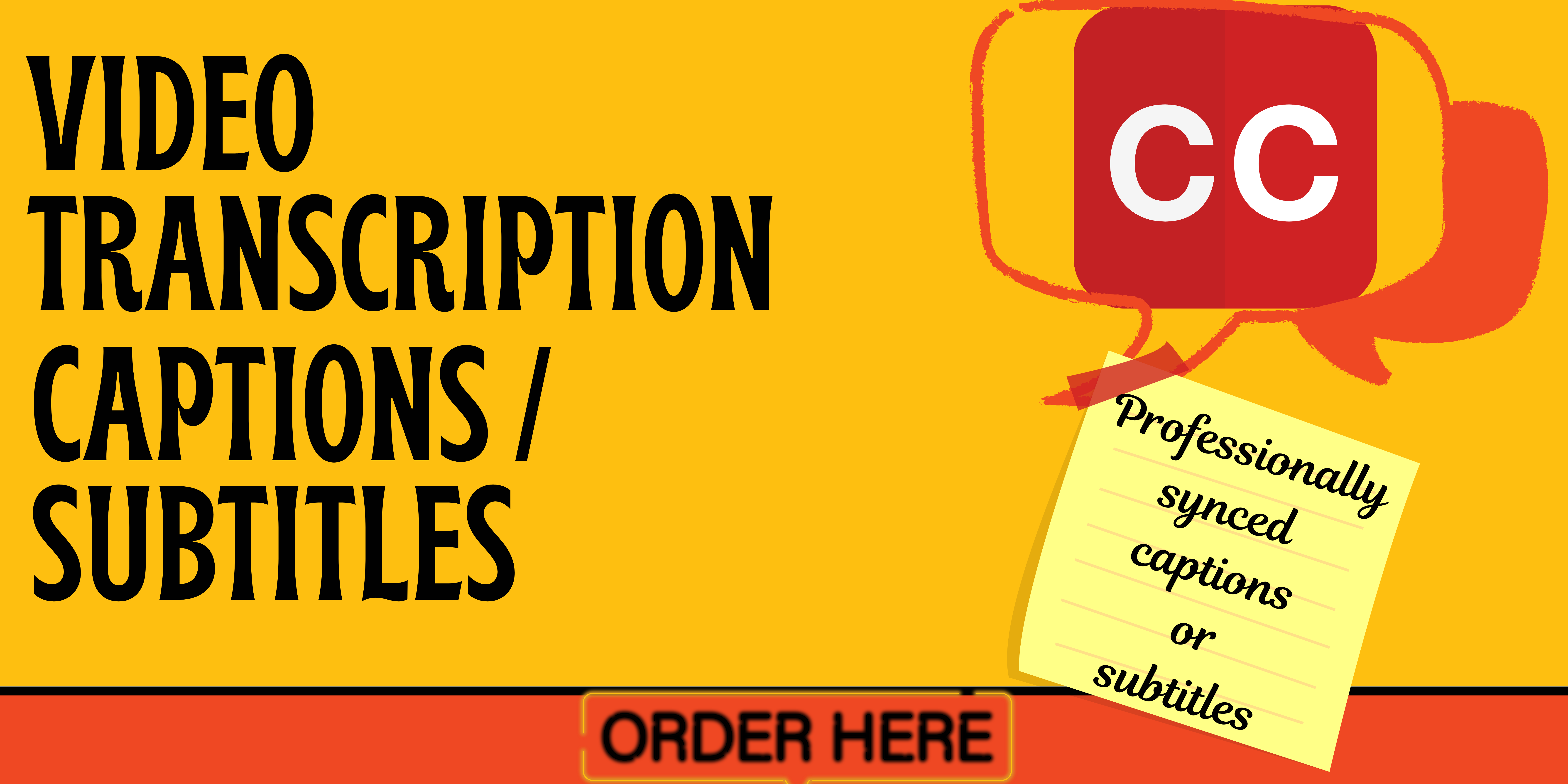 High quality video transcription/subtitle/captioning ...
