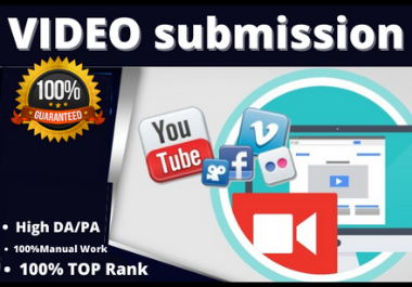 80 Manual video submission on the top video sharing s...