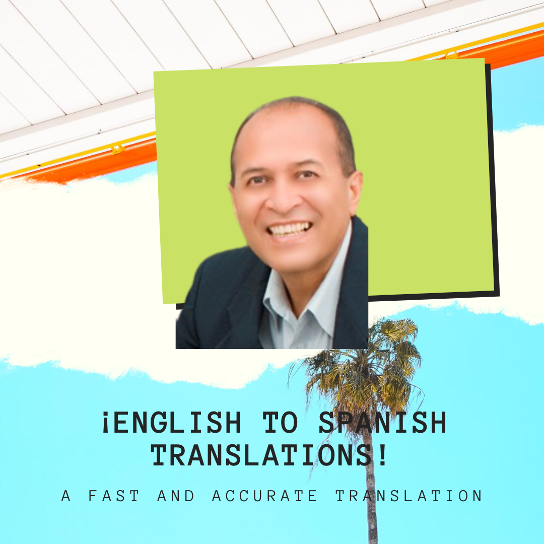 Hello, I can translate from English to Spanish in a ...