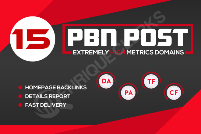 I Will Do 15 Home Page PBN Post Permeant Dofollow Lin...