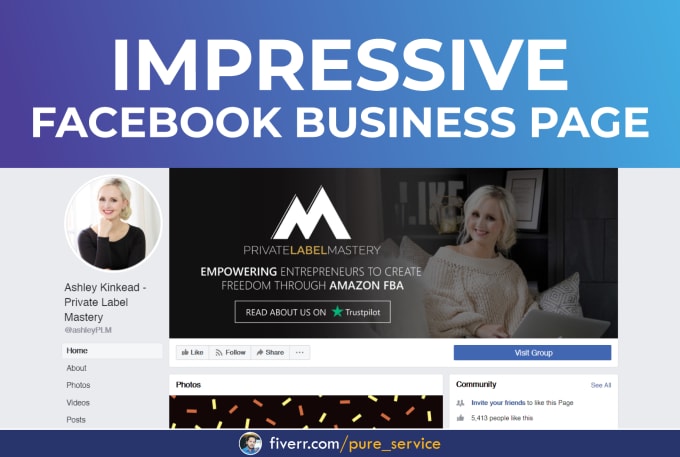 I will fix, create super facebook business page