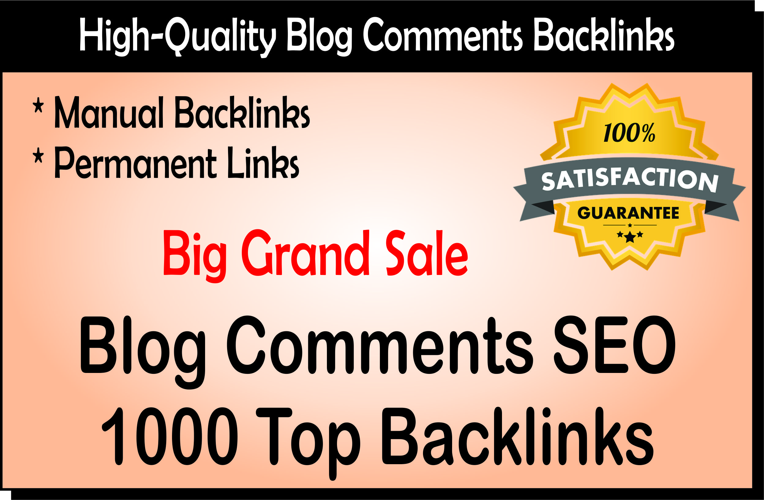 I Will Provide 1000 SEO Blog Comment Backlinks Low Sp...