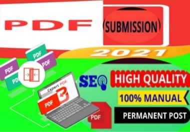 100 PDF Submission high authority Low Spam Score Webs...