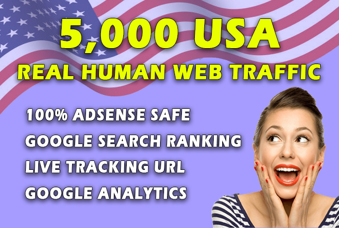 AdSense safe USA TARGETED Real Human Web Traffic By S...