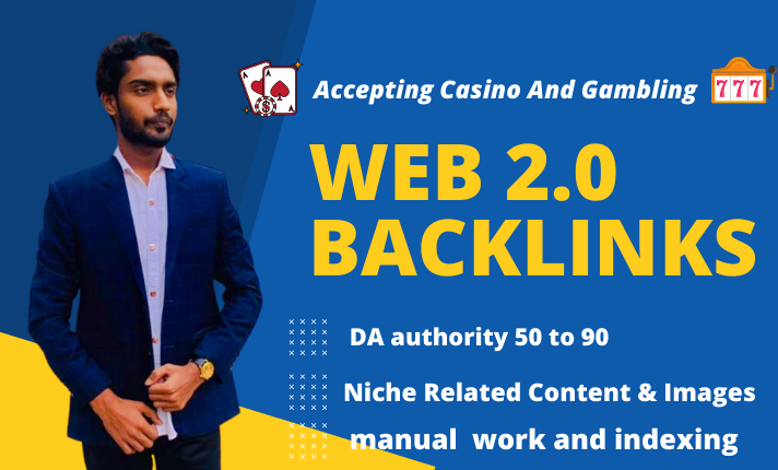 I will build high quality do follow web 2.0 backlinks...