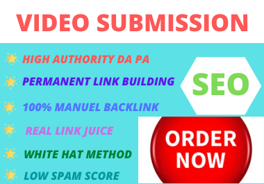 80 Video Submission dofollow backlink high authority ...