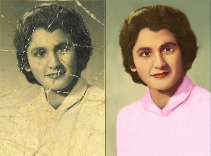 I will restore old photos and photo Colorize