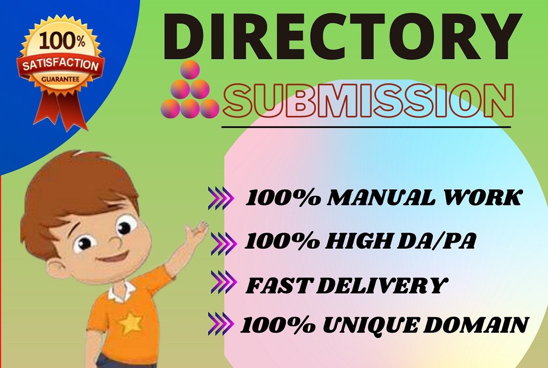 I will provide 50 Directory submission backlinks to t...