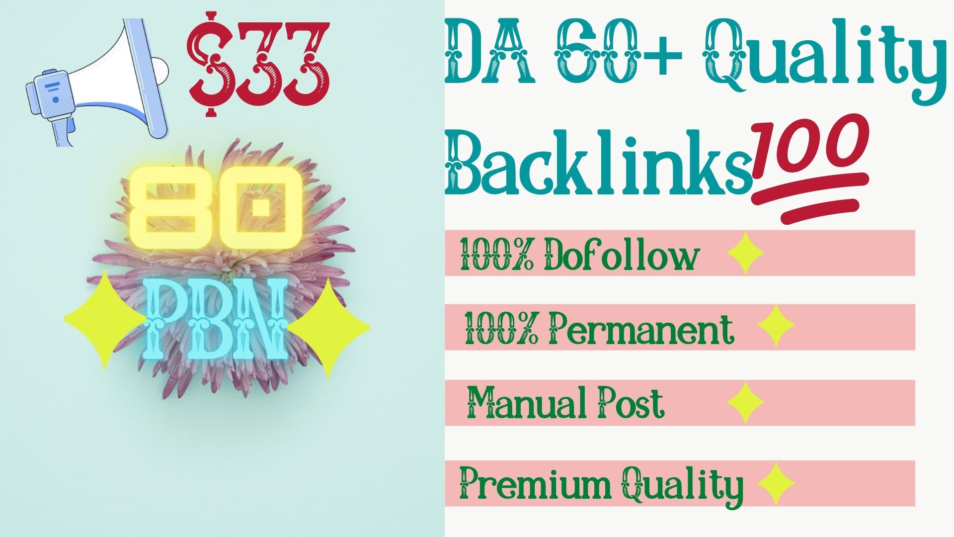 Get 80 High Quality DA 65+ Permanent HomePage Dofollo...