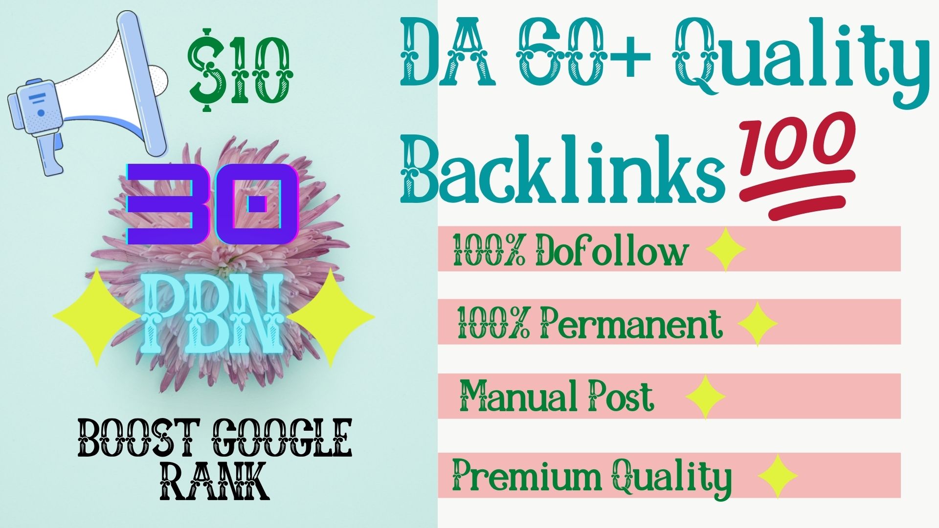 Get 30 High Quality DA 65+ Permanent Quality Dofollow...