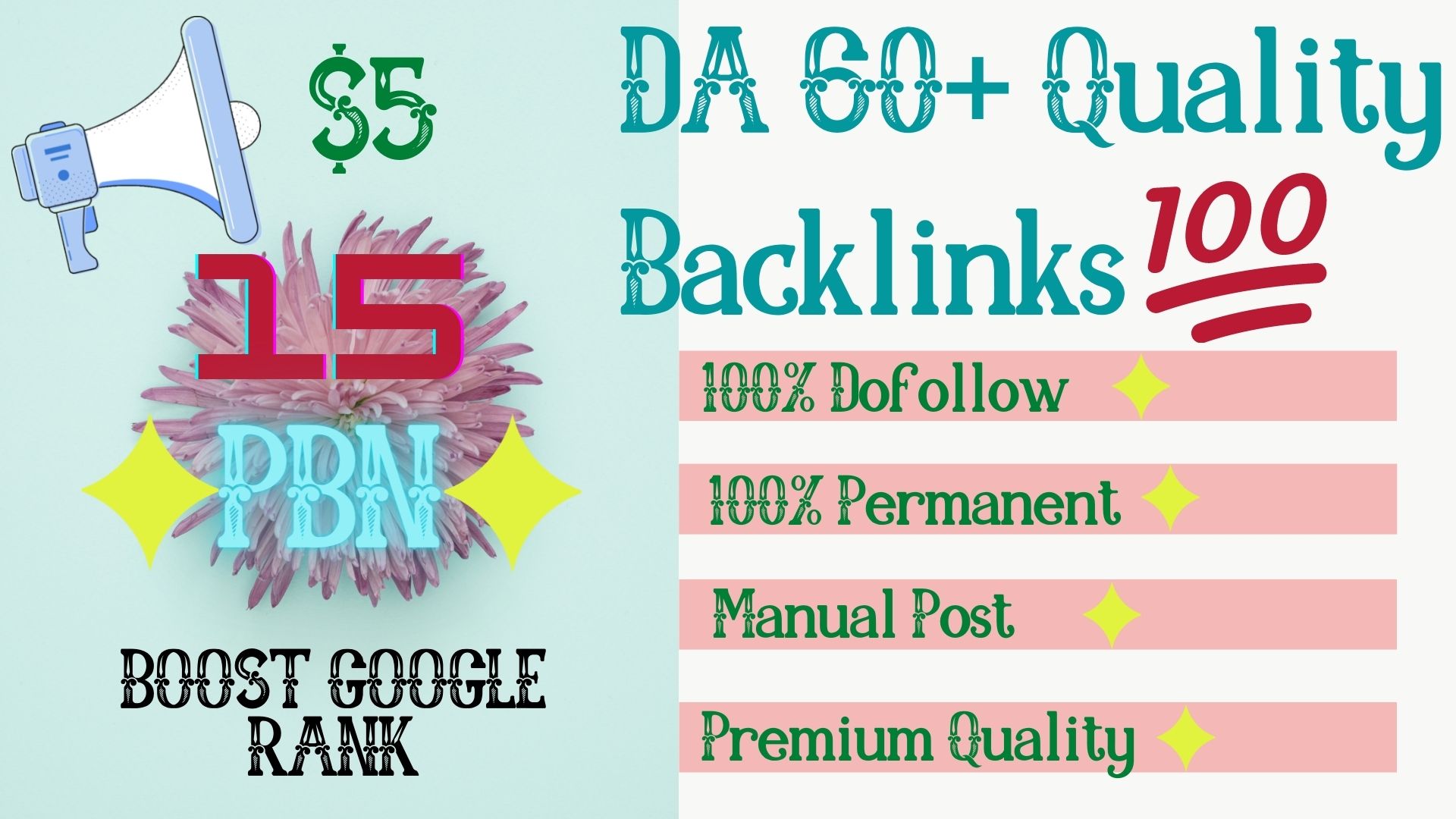 Get 15 High Quality DA 65+ Permanent Quality Dofollow...