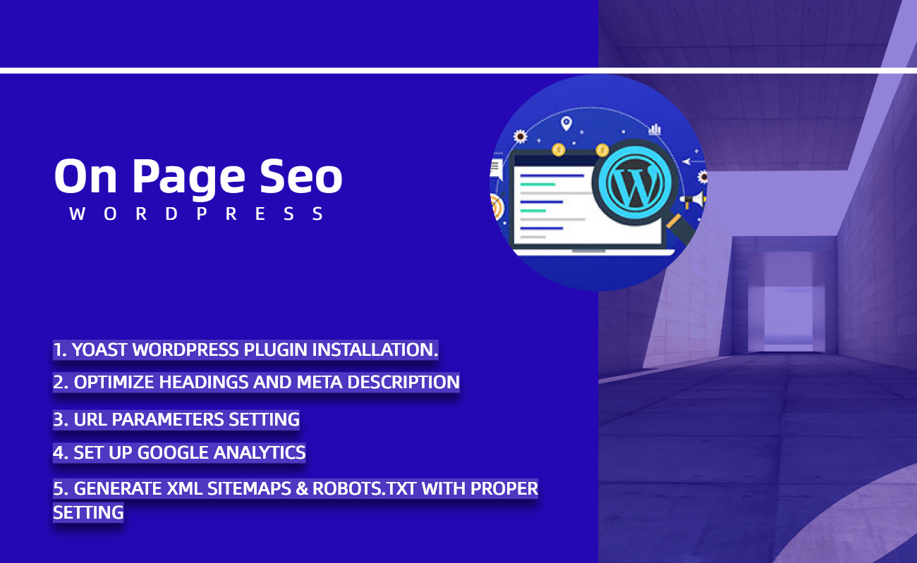 I will do WordPress Yoast On-Page SEO to rank your we...