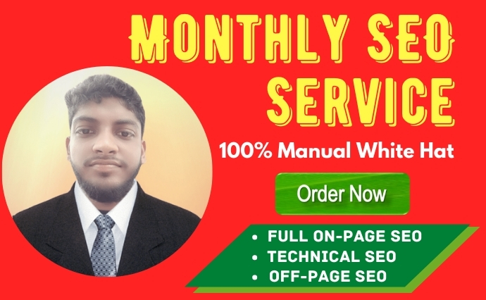 I will do best monthly SEO service for google top ran...