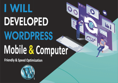 I will developed WordPress website speed optimization...